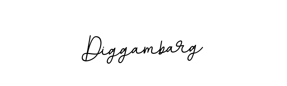 Design your own signature with our free online signature maker. With this signature software, you can create a handwritten (BallpointsItalic-DORy9) signature for name Diggambarg. Diggambarg signature style 11 images and pictures png