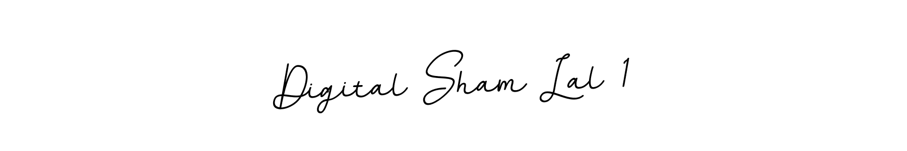 How to make Digital Sham Lal 1 name signature. Use BallpointsItalic-DORy9 style for creating short signs online. This is the latest handwritten sign. Digital Sham Lal 1 signature style 11 images and pictures png