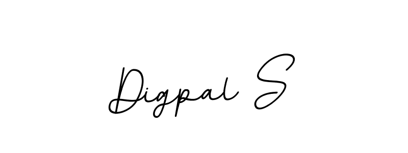 Digpal S stylish signature style. Best Handwritten Sign (BallpointsItalic-DORy9) for my name. Handwritten Signature Collection Ideas for my name Digpal S. Digpal S signature style 11 images and pictures png