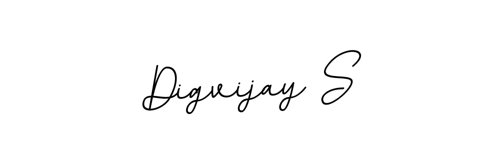Use a signature maker to create a handwritten signature online. With this signature software, you can design (BallpointsItalic-DORy9) your own signature for name Digvijay S. Digvijay S signature style 11 images and pictures png