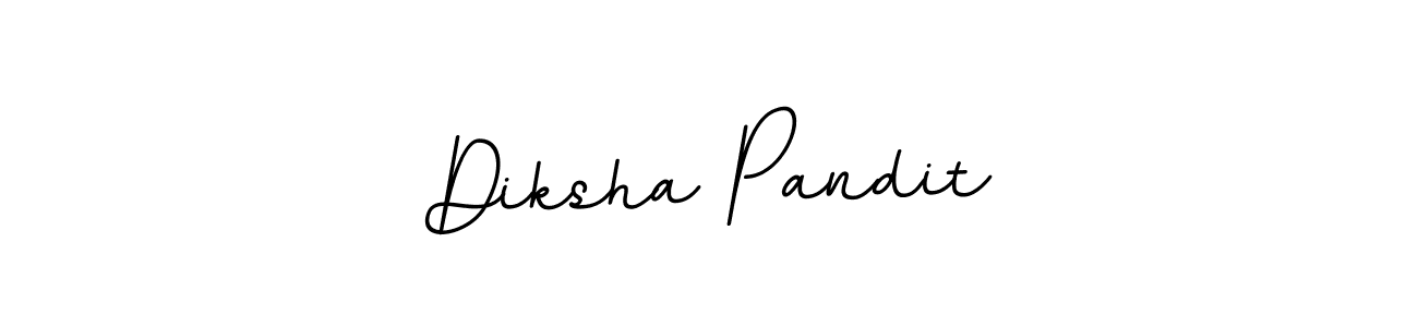 Make a beautiful signature design for name Diksha Pandit. With this signature (BallpointsItalic-DORy9) style, you can create a handwritten signature for free. Diksha Pandit signature style 11 images and pictures png