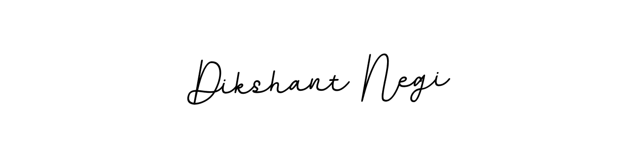 Create a beautiful signature design for name Dikshant Negi. With this signature (BallpointsItalic-DORy9) fonts, you can make a handwritten signature for free. Dikshant Negi signature style 11 images and pictures png