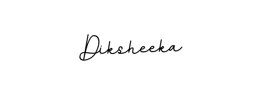 The best way (BallpointsItalic-DORy9) to make a short signature is to pick only two or three words in your name. The name Diksheeka include a total of six letters. For converting this name. Diksheeka signature style 11 images and pictures png