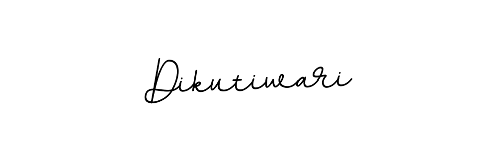 The best way (BallpointsItalic-DORy9) to make a short signature is to pick only two or three words in your name. The name Dikutiwari include a total of six letters. For converting this name. Dikutiwari signature style 11 images and pictures png