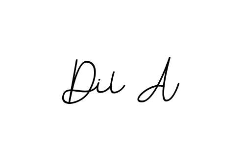 The best way (BallpointsItalic-DORy9) to make a short signature is to pick only two or three words in your name. The name Dil A include a total of six letters. For converting this name. Dil A signature style 11 images and pictures png