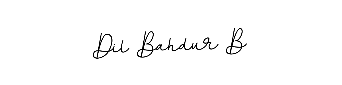 You should practise on your own different ways (BallpointsItalic-DORy9) to write your name (Dil Bahdur B) in signature. don't let someone else do it for you. Dil Bahdur B signature style 11 images and pictures png