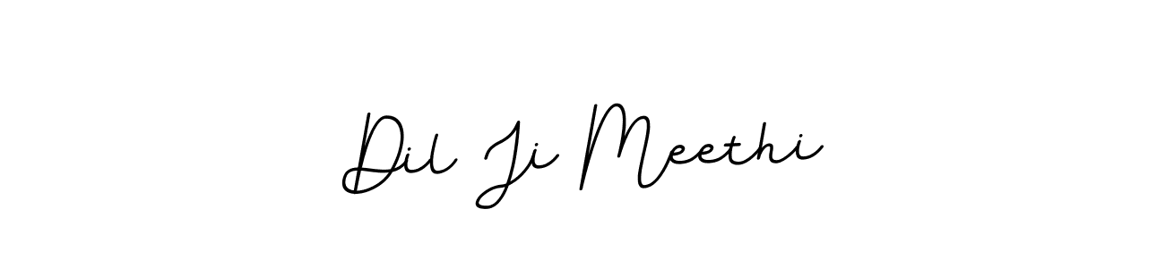 How to Draw Dil Ji Meethi signature style? BallpointsItalic-DORy9 is a latest design signature styles for name Dil Ji Meethi. Dil Ji Meethi signature style 11 images and pictures png