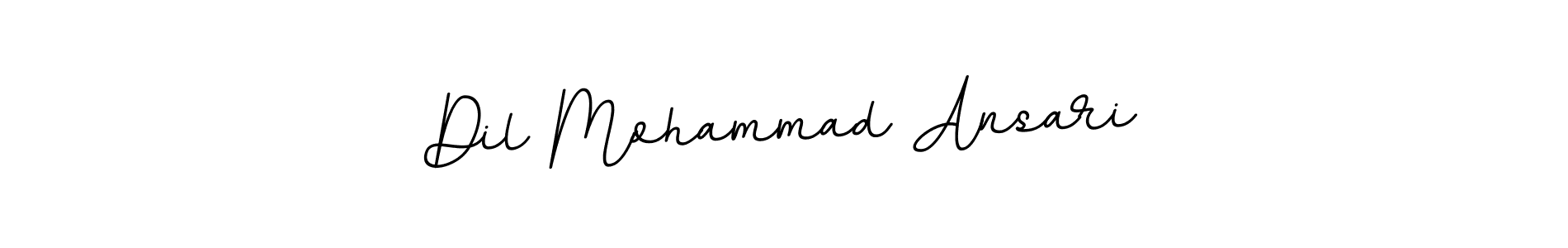 Dil Mohammad Ansari stylish signature style. Best Handwritten Sign (BallpointsItalic-DORy9) for my name. Handwritten Signature Collection Ideas for my name Dil Mohammad Ansari. Dil Mohammad Ansari signature style 11 images and pictures png