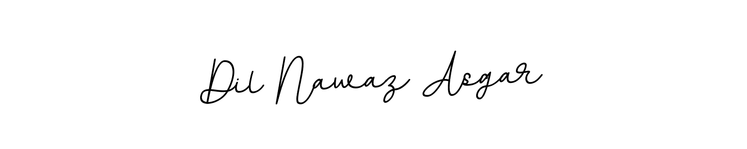 Dil Nawaz Asgar stylish signature style. Best Handwritten Sign (BallpointsItalic-DORy9) for my name. Handwritten Signature Collection Ideas for my name Dil Nawaz Asgar. Dil Nawaz Asgar signature style 11 images and pictures png