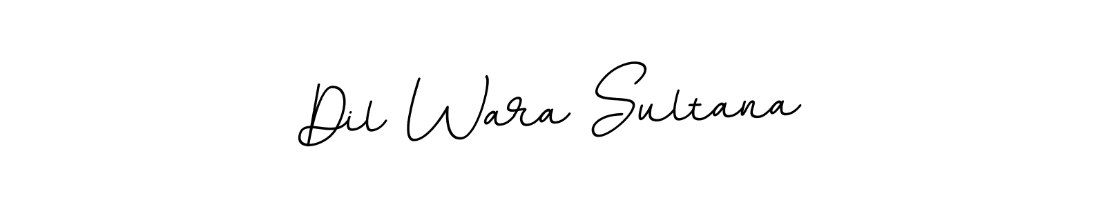 Make a beautiful signature design for name Dil Wara Sultana. With this signature (BallpointsItalic-DORy9) style, you can create a handwritten signature for free. Dil Wara Sultana signature style 11 images and pictures png