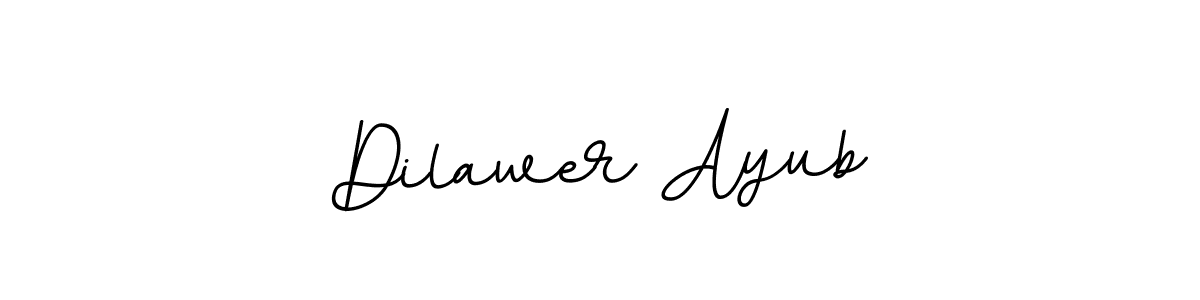 Create a beautiful signature design for name Dilawer Ayub. With this signature (BallpointsItalic-DORy9) fonts, you can make a handwritten signature for free. Dilawer Ayub signature style 11 images and pictures png