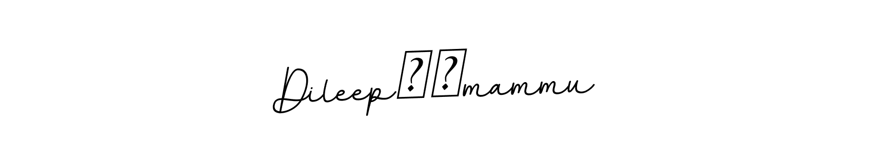 Use a signature maker to create a handwritten signature online. With this signature software, you can design (BallpointsItalic-DORy9) your own signature for name Dileep❤️mammu. Dileep❤️mammu signature style 11 images and pictures png