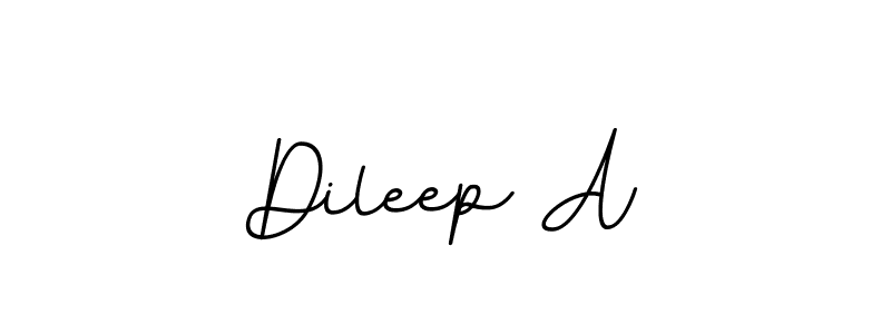 How to make Dileep A signature? BallpointsItalic-DORy9 is a professional autograph style. Create handwritten signature for Dileep A name. Dileep A signature style 11 images and pictures png