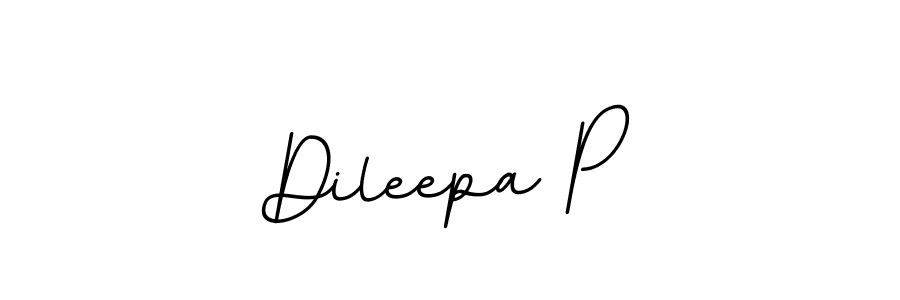 Design your own signature with our free online signature maker. With this signature software, you can create a handwritten (BallpointsItalic-DORy9) signature for name Dileepa P. Dileepa P signature style 11 images and pictures png