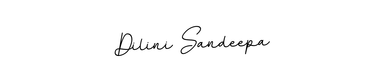 It looks lik you need a new signature style for name Dilini Sandeepa. Design unique handwritten (BallpointsItalic-DORy9) signature with our free signature maker in just a few clicks. Dilini Sandeepa signature style 11 images and pictures png