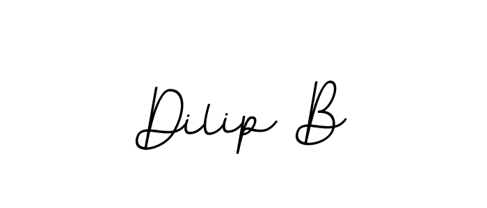 Dilip B stylish signature style. Best Handwritten Sign (BallpointsItalic-DORy9) for my name. Handwritten Signature Collection Ideas for my name Dilip B. Dilip B signature style 11 images and pictures png