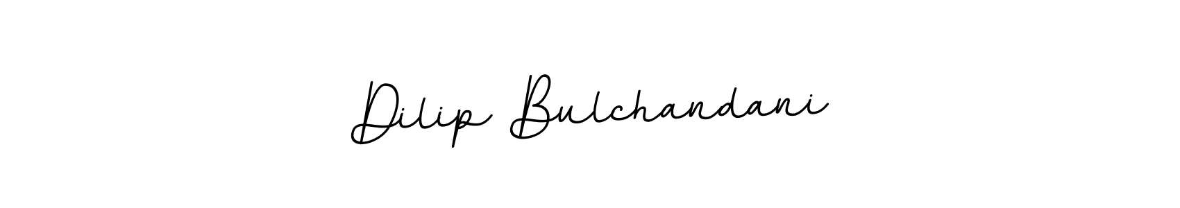 This is the best signature style for the Dilip Bulchandani name. Also you like these signature font (BallpointsItalic-DORy9). Mix name signature. Dilip Bulchandani signature style 11 images and pictures png