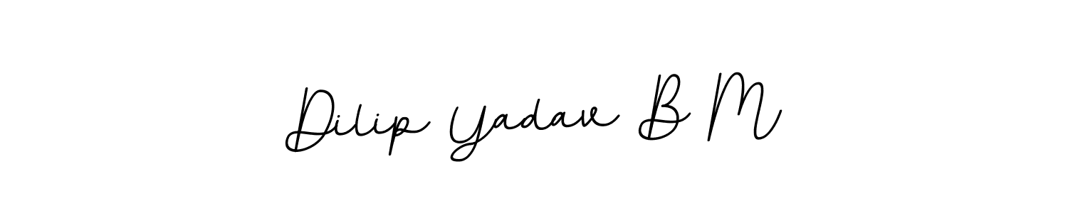Similarly BallpointsItalic-DORy9 is the best handwritten signature design. Signature creator online .You can use it as an online autograph creator for name Dilip Yadav B M. Dilip Yadav B M signature style 11 images and pictures png