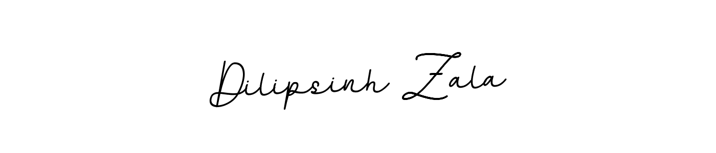 Dilipsinh Zala stylish signature style. Best Handwritten Sign (BallpointsItalic-DORy9) for my name. Handwritten Signature Collection Ideas for my name Dilipsinh Zala. Dilipsinh Zala signature style 11 images and pictures png