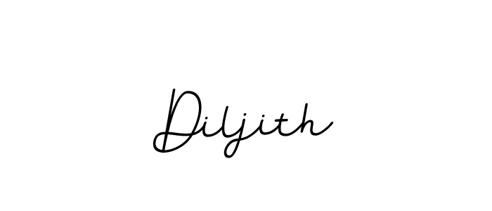 Create a beautiful signature design for name Diljith. With this signature (BallpointsItalic-DORy9) fonts, you can make a handwritten signature for free. Diljith signature style 11 images and pictures png