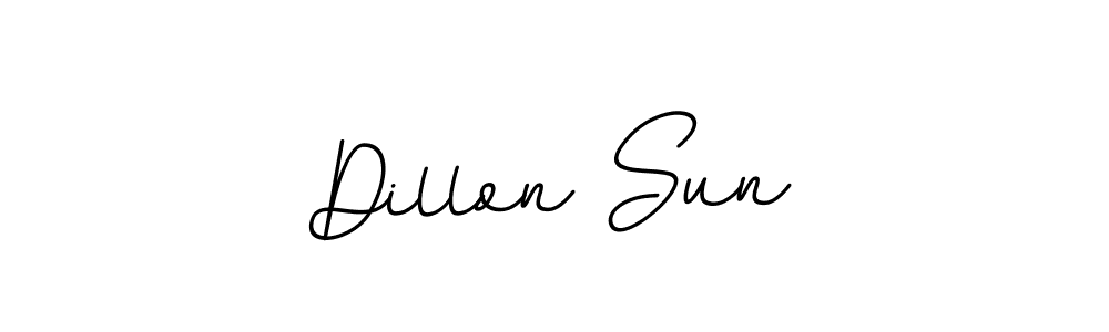 How to make Dillon Sun signature? BallpointsItalic-DORy9 is a professional autograph style. Create handwritten signature for Dillon Sun name. Dillon Sun signature style 11 images and pictures png