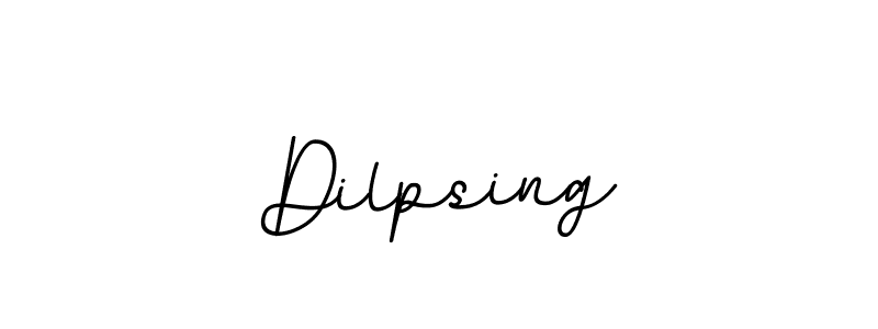Design your own signature with our free online signature maker. With this signature software, you can create a handwritten (BallpointsItalic-DORy9) signature for name Dilpsing. Dilpsing signature style 11 images and pictures png