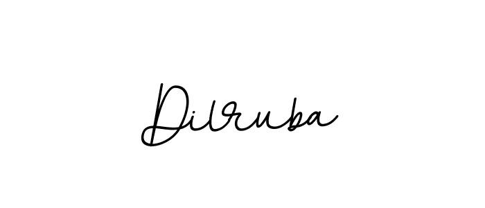 Make a beautiful signature design for name Dilruba. With this signature (BallpointsItalic-DORy9) style, you can create a handwritten signature for free. Dilruba signature style 11 images and pictures png