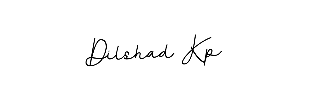 This is the best signature style for the Dilshad Kp name. Also you like these signature font (BallpointsItalic-DORy9). Mix name signature. Dilshad Kp signature style 11 images and pictures png