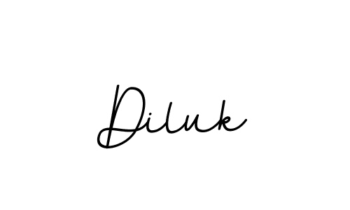 Design your own signature with our free online signature maker. With this signature software, you can create a handwritten (BallpointsItalic-DORy9) signature for name Diluk. Diluk signature style 11 images and pictures png