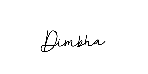 Dimbha stylish signature style. Best Handwritten Sign (BallpointsItalic-DORy9) for my name. Handwritten Signature Collection Ideas for my name Dimbha. Dimbha signature style 11 images and pictures png