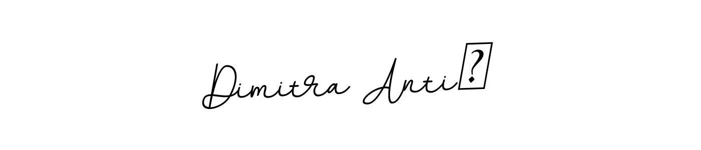 Use a signature maker to create a handwritten signature online. With this signature software, you can design (BallpointsItalic-DORy9) your own signature for name Dimitra Antić. Dimitra Antić signature style 11 images and pictures png