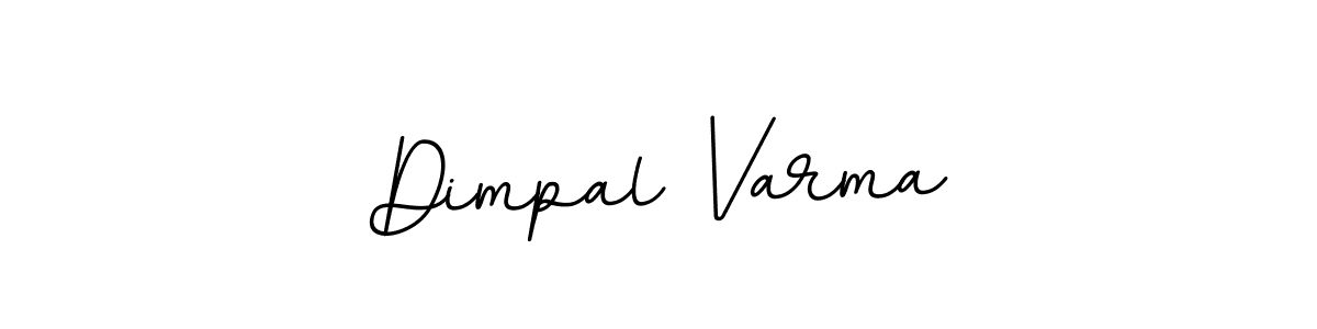 Design your own signature with our free online signature maker. With this signature software, you can create a handwritten (BallpointsItalic-DORy9) signature for name Dimpal Varma. Dimpal Varma signature style 11 images and pictures png