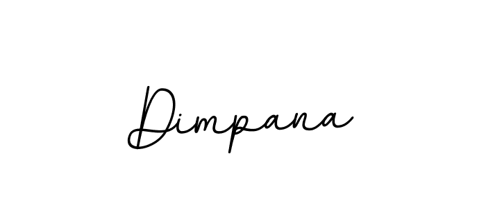 Create a beautiful signature design for name Dimpana. With this signature (BallpointsItalic-DORy9) fonts, you can make a handwritten signature for free. Dimpana signature style 11 images and pictures png