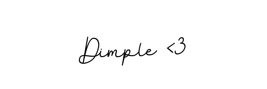 How to make Dimple <3 signature? BallpointsItalic-DORy9 is a professional autograph style. Create handwritten signature for Dimple <3 name. Dimple <3 signature style 11 images and pictures png