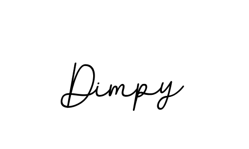 How to make Dimpy name signature. Use BallpointsItalic-DORy9 style for creating short signs online. This is the latest handwritten sign. Dimpy signature style 11 images and pictures png