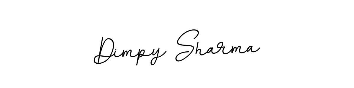 Create a beautiful signature design for name Dimpy Sharma. With this signature (BallpointsItalic-DORy9) fonts, you can make a handwritten signature for free. Dimpy Sharma signature style 11 images and pictures png
