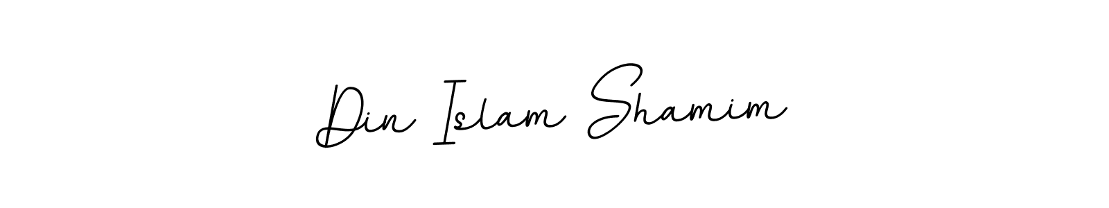 How to make Din Islam Shamim signature? BallpointsItalic-DORy9 is a professional autograph style. Create handwritten signature for Din Islam Shamim name. Din Islam Shamim signature style 11 images and pictures png