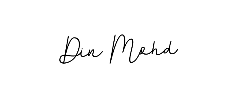 The best way (BallpointsItalic-DORy9) to make a short signature is to pick only two or three words in your name. The name Din Mohd include a total of six letters. For converting this name. Din Mohd signature style 11 images and pictures png