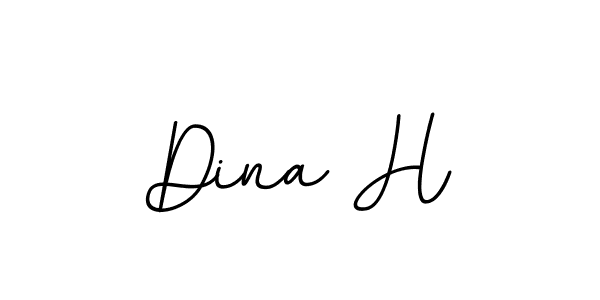 Make a beautiful signature design for name Dina H. Use this online signature maker to create a handwritten signature for free. Dina H signature style 11 images and pictures png