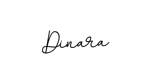 Design your own signature with our free online signature maker. With this signature software, you can create a handwritten (BallpointsItalic-DORy9) signature for name Dinara. Dinara signature style 11 images and pictures png