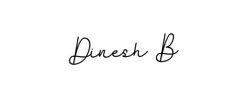Dinesh B stylish signature style. Best Handwritten Sign (BallpointsItalic-DORy9) for my name. Handwritten Signature Collection Ideas for my name Dinesh B. Dinesh B signature style 11 images and pictures png