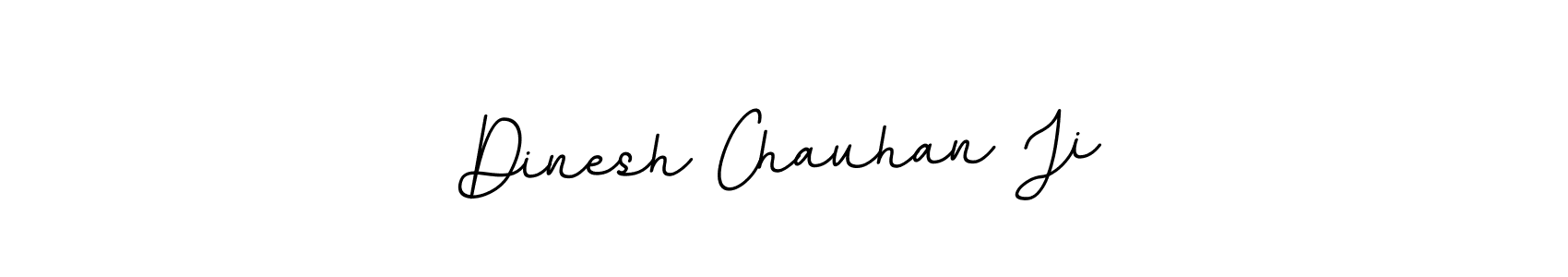 Design your own signature with our free online signature maker. With this signature software, you can create a handwritten (BallpointsItalic-DORy9) signature for name Dinesh Chauhan Ji. Dinesh Chauhan Ji signature style 11 images and pictures png