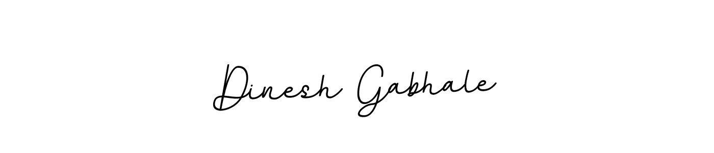 Make a beautiful signature design for name Dinesh Gabhale. With this signature (BallpointsItalic-DORy9) style, you can create a handwritten signature for free. Dinesh Gabhale signature style 11 images and pictures png