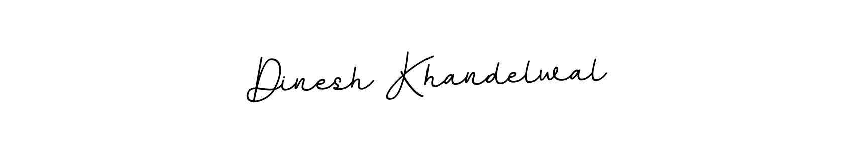 Design your own signature with our free online signature maker. With this signature software, you can create a handwritten (BallpointsItalic-DORy9) signature for name Dinesh Khandelwal. Dinesh Khandelwal signature style 11 images and pictures png
