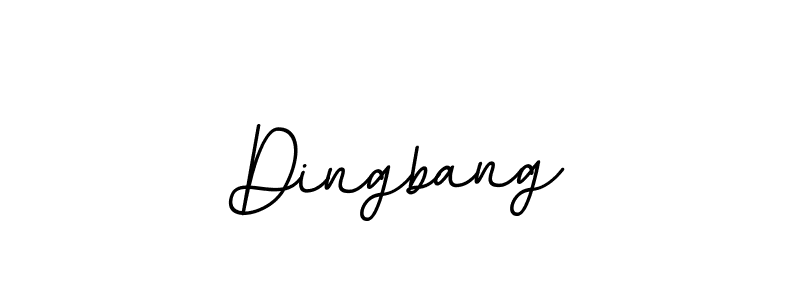 How to make Dingbang name signature. Use BallpointsItalic-DORy9 style for creating short signs online. This is the latest handwritten sign. Dingbang signature style 11 images and pictures png