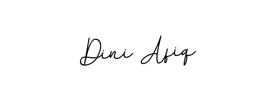 Use a signature maker to create a handwritten signature online. With this signature software, you can design (BallpointsItalic-DORy9) your own signature for name Dini Afiq. Dini Afiq signature style 11 images and pictures png