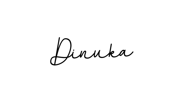 Design your own signature with our free online signature maker. With this signature software, you can create a handwritten (BallpointsItalic-DORy9) signature for name Dinuka. Dinuka signature style 11 images and pictures png