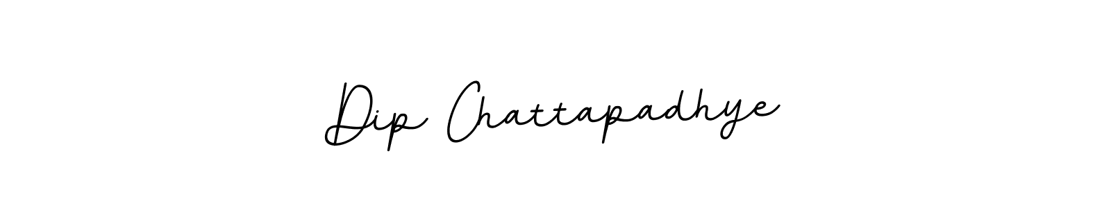 How to make Dip Chattapadhye name signature. Use BallpointsItalic-DORy9 style for creating short signs online. This is the latest handwritten sign. Dip Chattapadhye signature style 11 images and pictures png