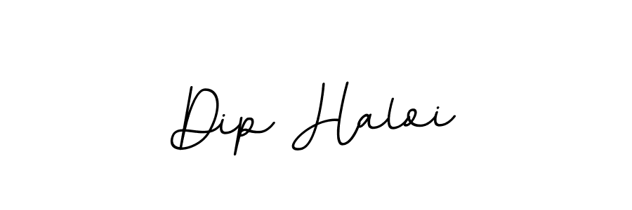 Design your own signature with our free online signature maker. With this signature software, you can create a handwritten (BallpointsItalic-DORy9) signature for name Dip Haloi. Dip Haloi signature style 11 images and pictures png