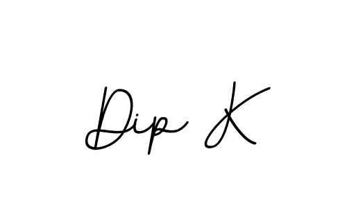 Make a beautiful signature design for name Dip K. With this signature (BallpointsItalic-DORy9) style, you can create a handwritten signature for free. Dip K signature style 11 images and pictures png
